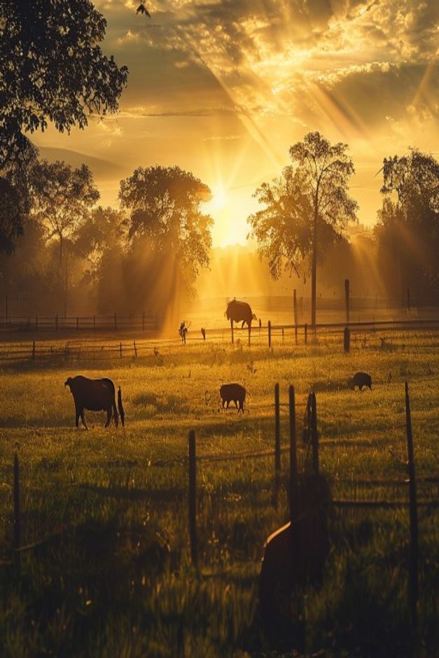 Pasto com boiada em cerrado · pecuária de corte Brasil